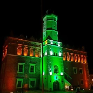 Dzień Św. Patryka w Sandomierzu -  akcja Global Greening