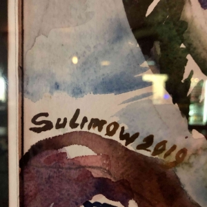 Wystawa akwareli autorstwa Jurija Sulimowa