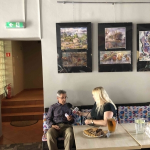 Wystawa akwareli autorstwa Jurija Sulimowa